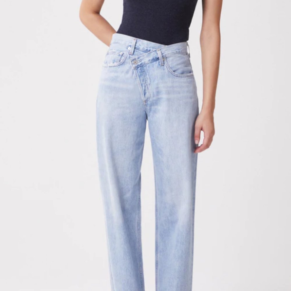 AGOLDE CRISS CROSS UPSIZED JEAN IN SUBURBIA